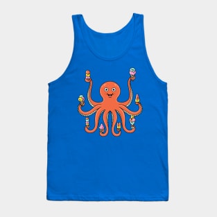 Octopus Ice cream Tank Top